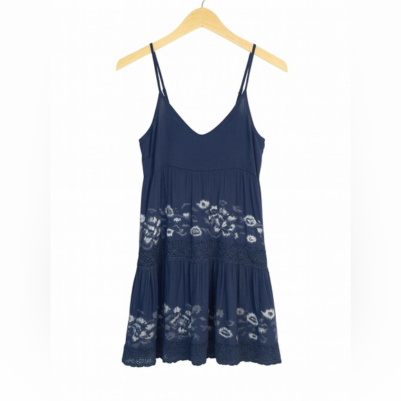 INC International Concepts Medium Blue Sleeveless Boho Spring Dress Sundress - Picture 3 of 3